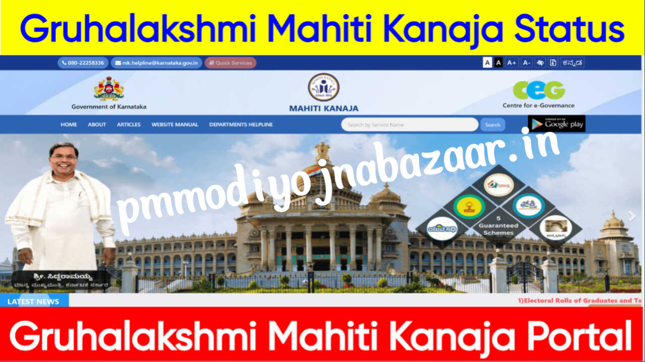 Gruhalakshmi Mahiti Kanaja Status Check 2024